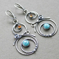 Aretes de Piedra Azul