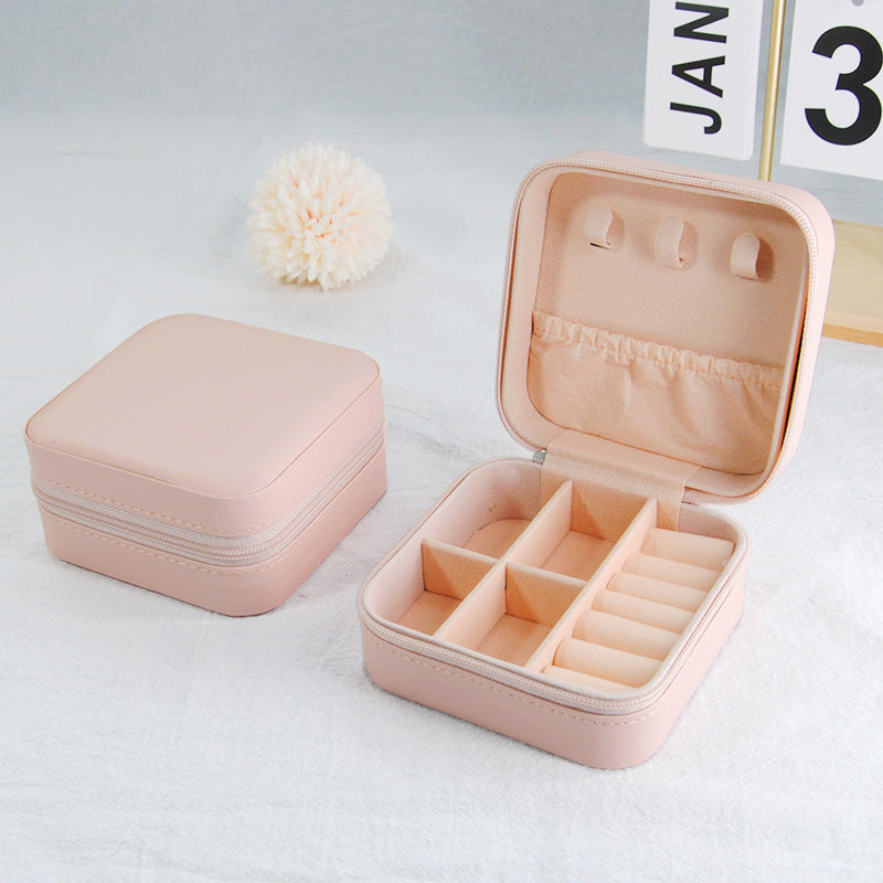 Caja de Joyería de Cuero Premium - Con Múltiples Compartimentos