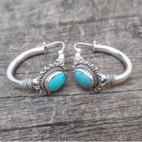 Aretes Vintage de Turquesa