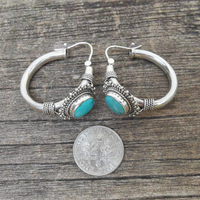 Aretes Vintage de Turquesa