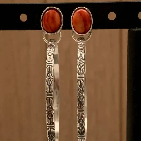 Aretes Boho Vintage de Ónix