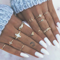 Set Premium Único de 8 a 12 Anillos