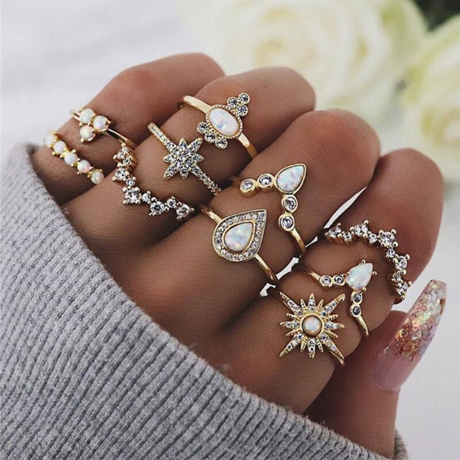 Set Premium Único de 8 a 12 Anillos