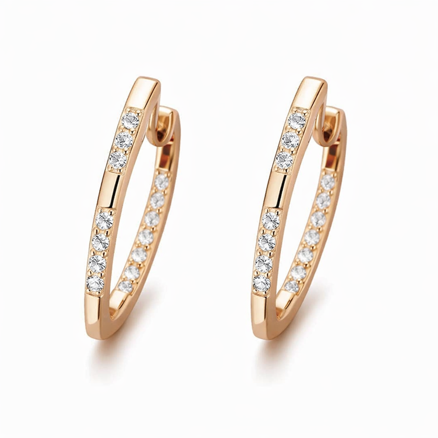 Aretes Exquisitos de Zirconia