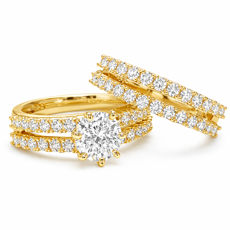 Set de Anillos Resplandor Eterno