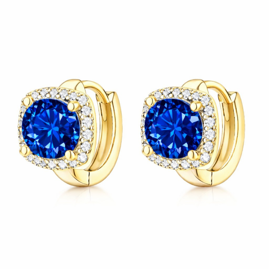 Aretes Nadine de Zafiro