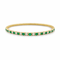 Pulsera de Tenis Trío de Esmeralda