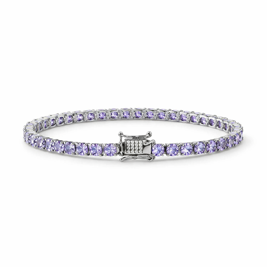 Pulsera de Tenis de Amatista