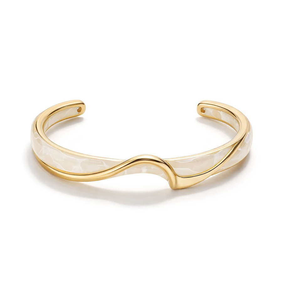 Pulsera de Ópalo Resplandor Dorado
