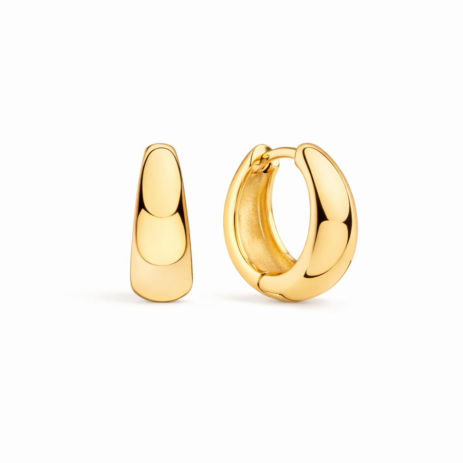 Aretes de Aro Rue