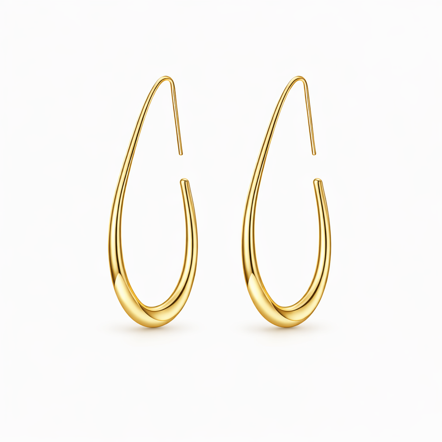 Aretes de Aro Soleados