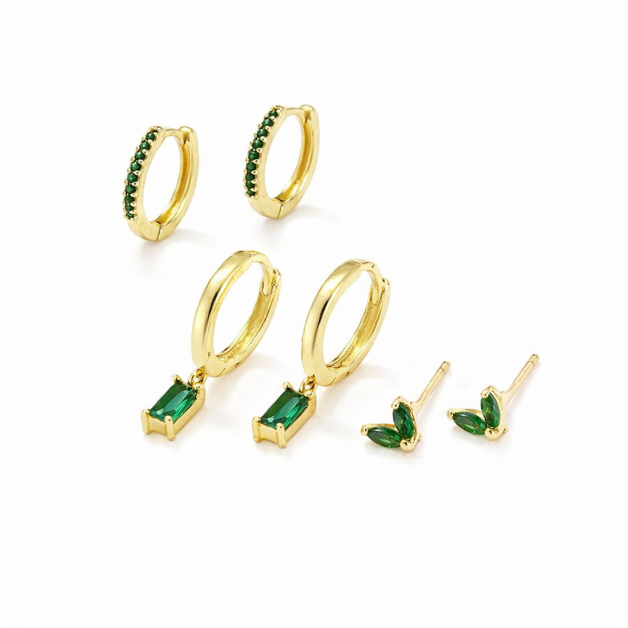 Set de Aretes Fiorenza Viridelle