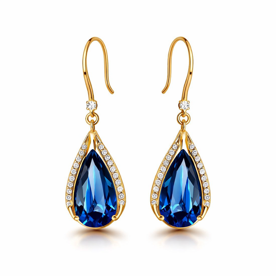 Aretes Azura de Gota