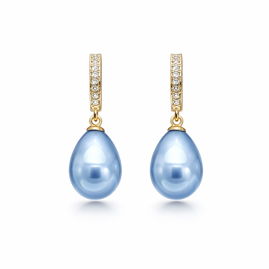 Aretes Rocío del Océano Azul