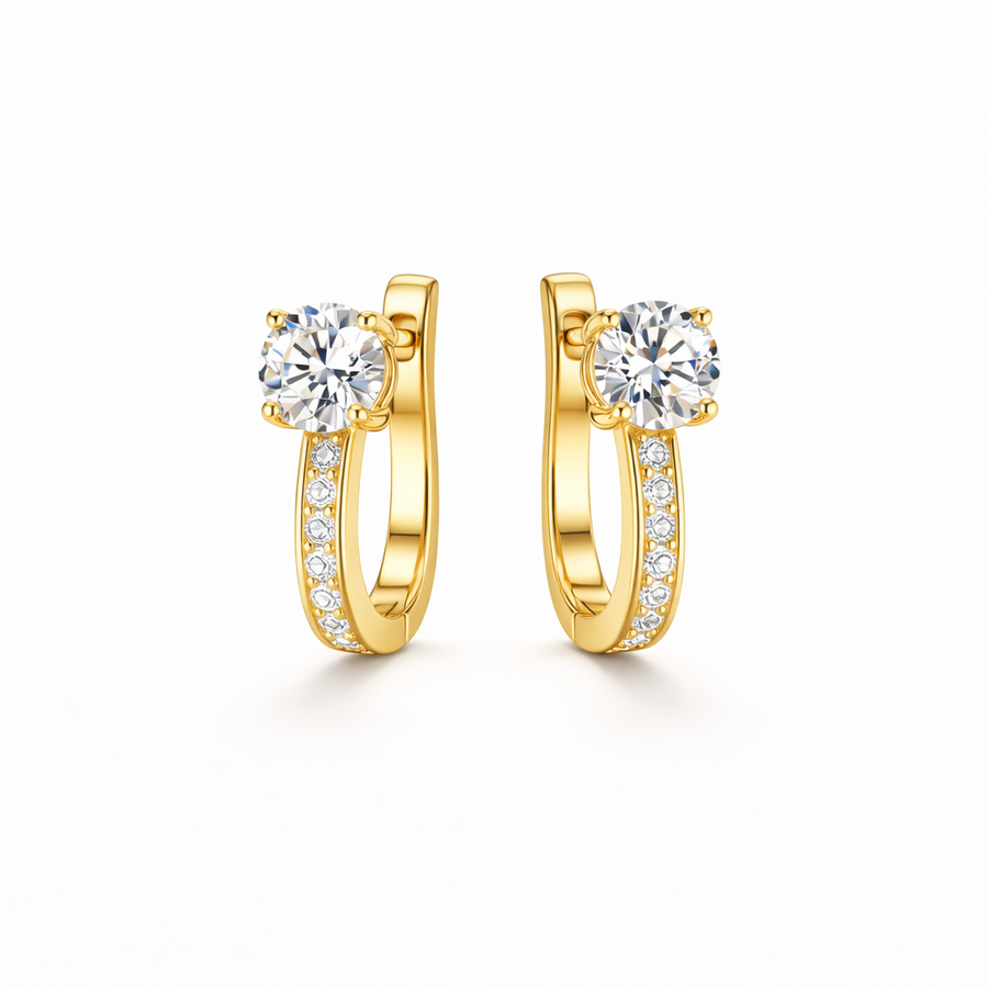 Aretes Hugger de Canal