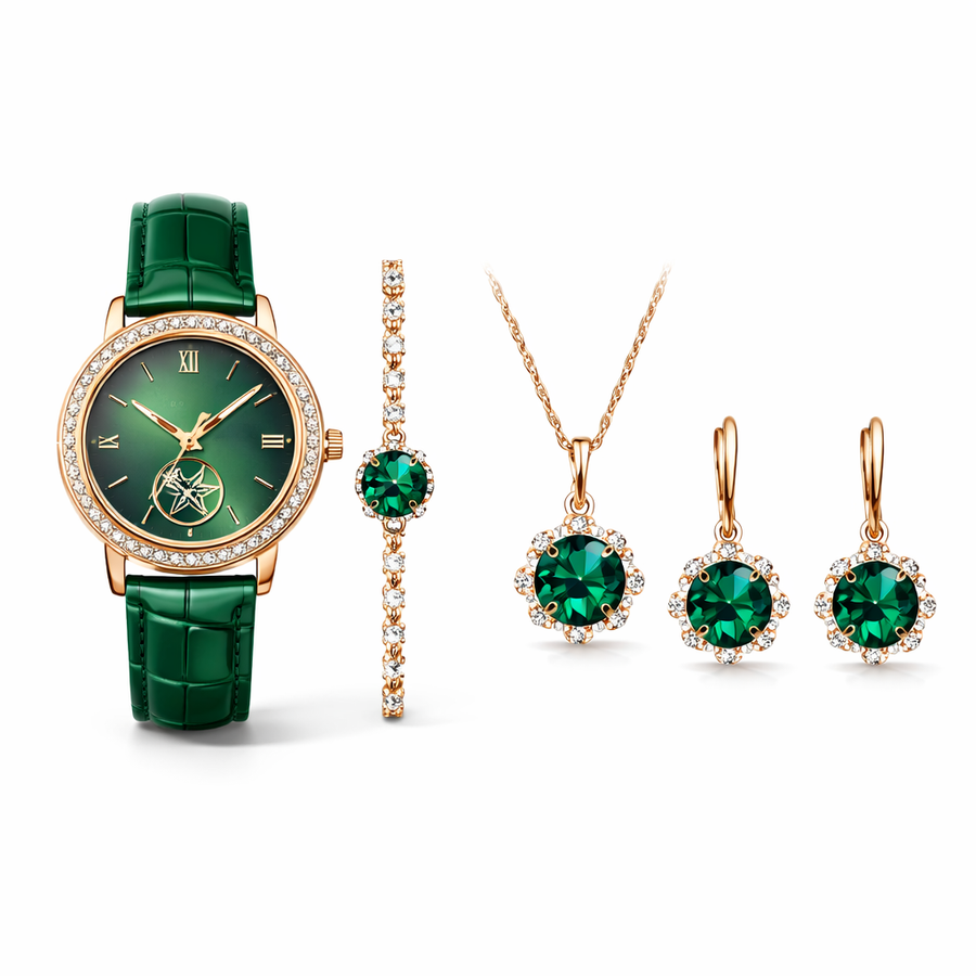 Set de Joyería Verdantra Timecourt
