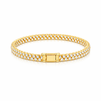 Pulsera Cubana Pavé