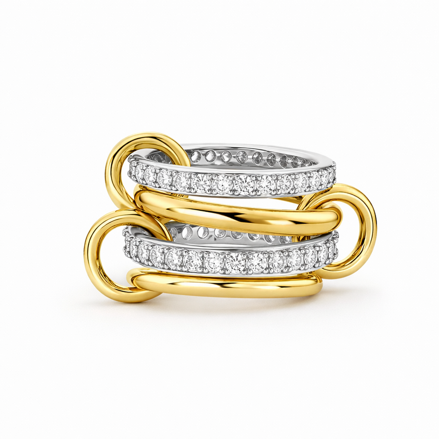 Anillos Apilables Entrelazados