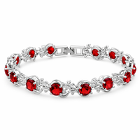 Pulsera de Tenis de Vid de Rubí
