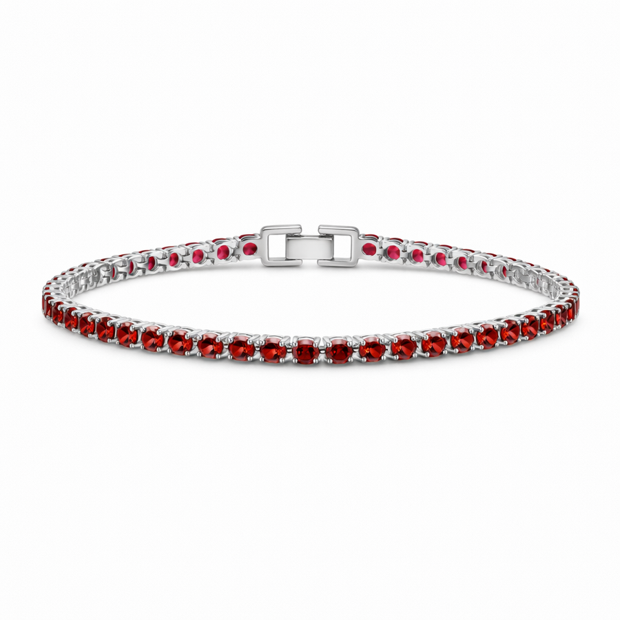 Pulsera de Tenis de Rubí