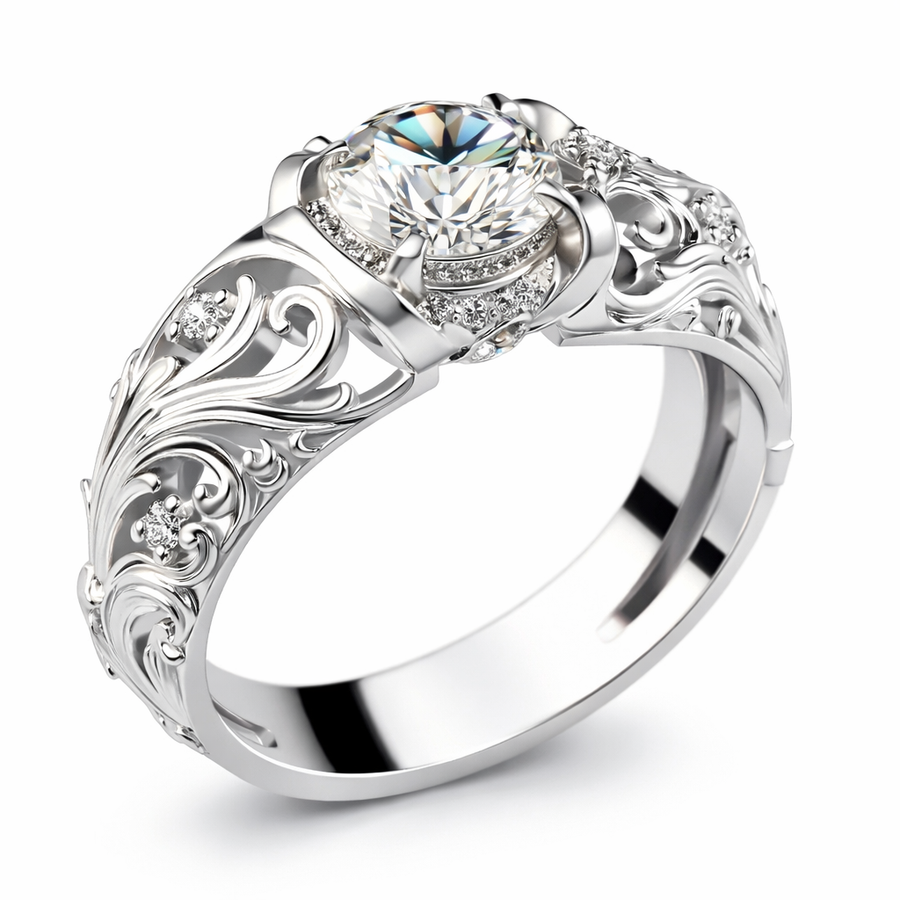 Anillo Exquisito de Cristal