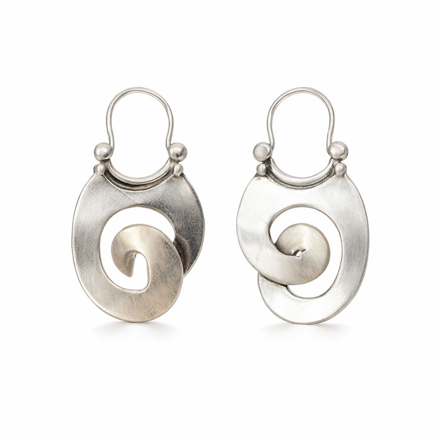 Aretes de Forma Irregular Estilo Antiguo