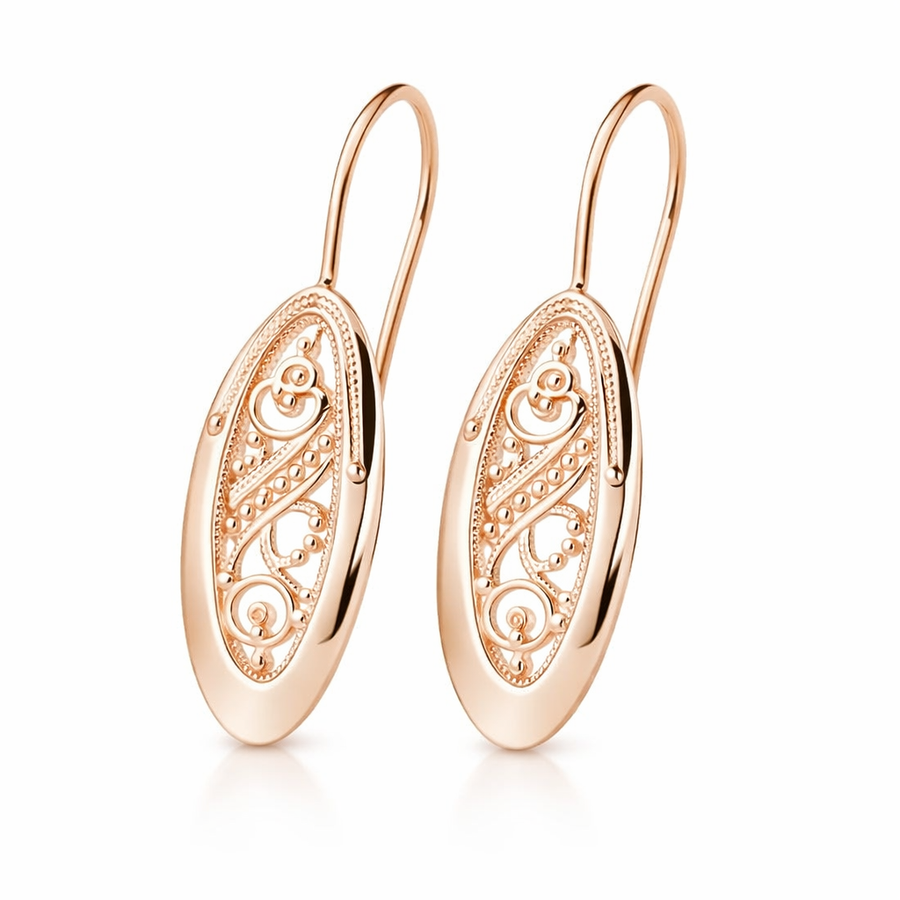 Aretes Colgantes Opengleam Dorados