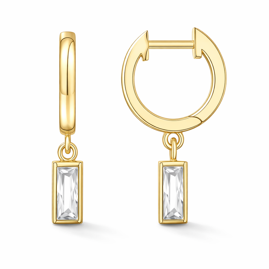 Aretes Colgantes de Barra