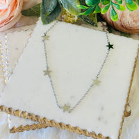 Collar Choker Stella con Dije de Estrella Delicado - Oro o Plata