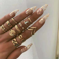 Set Premium Único de 8 a 12 Anillos