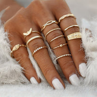Set Premium Único de 8 a 12 Anillos