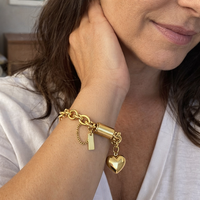 Pulsera de Corazón Gruesa