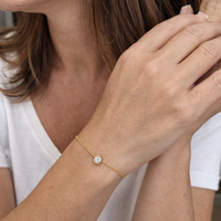 Pulsera Caroline de Piedra Moissanita