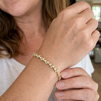Pulsera de Tenis Clásica de Racimo