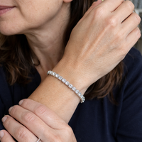 Pulsera de Tenis Clásica de Racimo