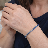 Pulsera de Tenis de Zafiro