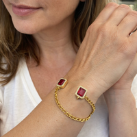 Pulsera Abierta Paige de Rubí
