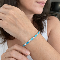 Pulsera con Piedra Turquesa Natural