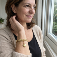 Pulsera de Corazón Gruesa