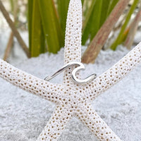 Anillo de Ola Marina en Plata