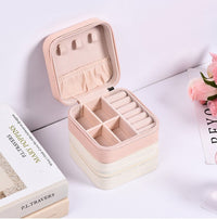 Caja de Joyería de Cuero Premium - Con Múltiples Compartimentos