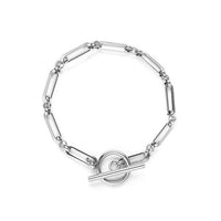 Pulsera de Eslabón con Barra en T