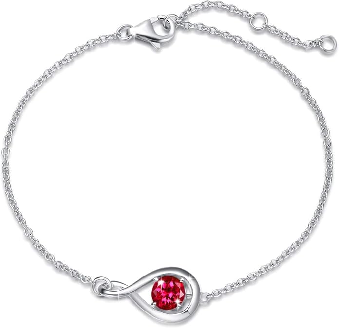 Pulsera de Infinito de Rubí