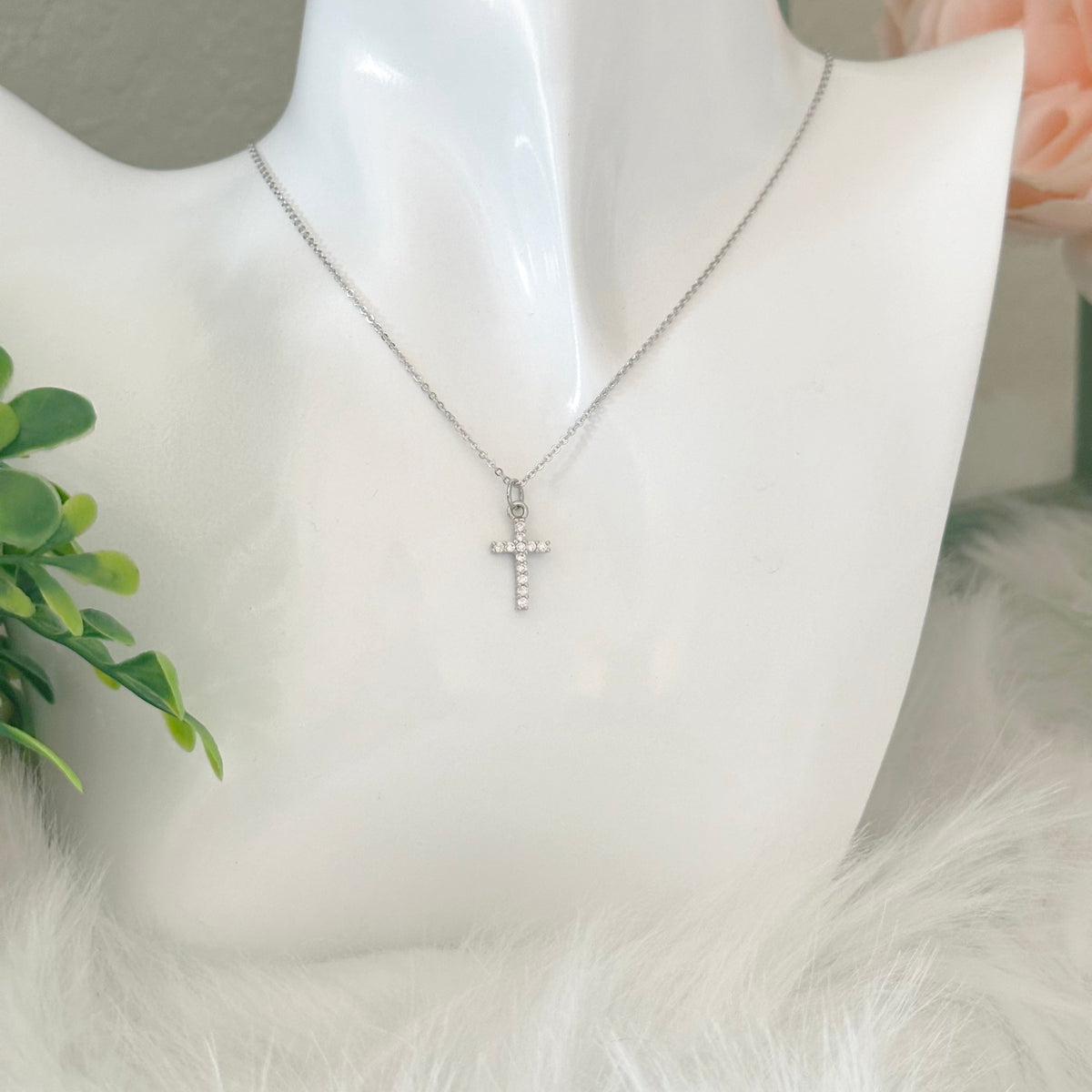 Collar Jianna de Cruz en Plata
