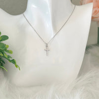 Collar Jianna de Cruz en Plata