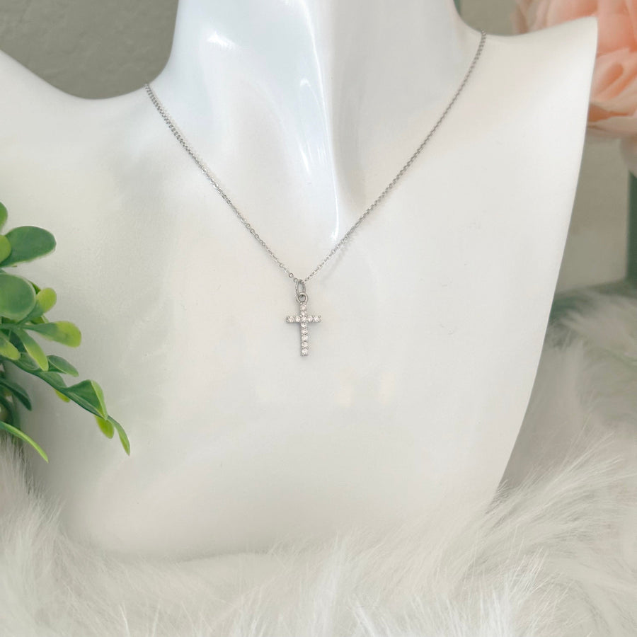 Collar Jianna de Cruz en Plata