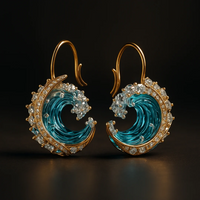 Aretes Juramento del Océano | Joyería Sostenible Inspirada en el Océano
