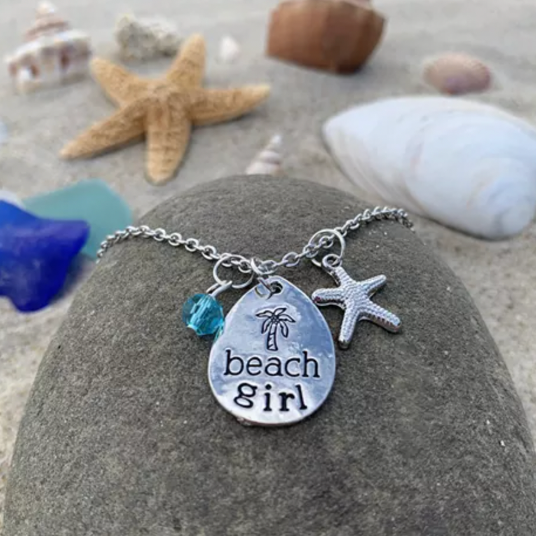 Collar de Playa y Estrella de Mar en Plata