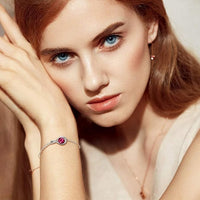 Pulsera de Infinito de Rubí