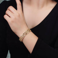 Brazalete Gavriella Hexagonal